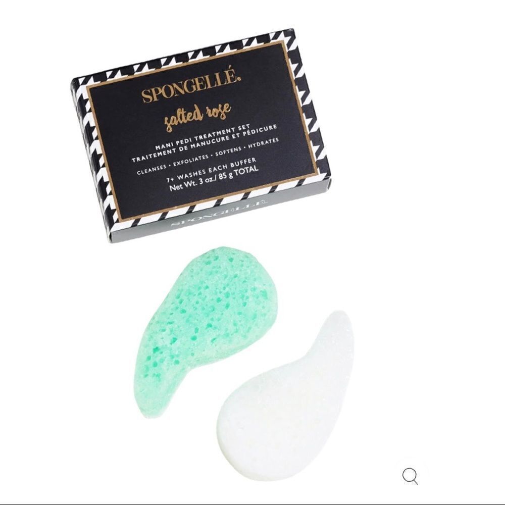 Salted Rose Mani Ped Treatment Set By Spongelle - New In Box